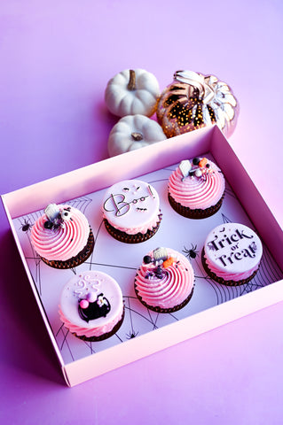 Halloween Cupcakes - Box of  Six