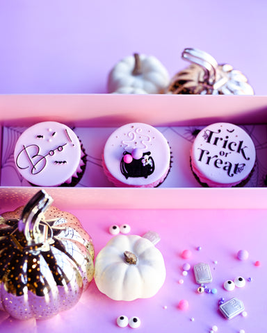 Halloween Cupcakes - Box of Three