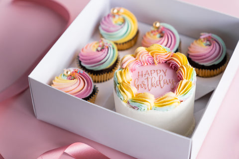 Bento Cake & Five Matching Cupcakes