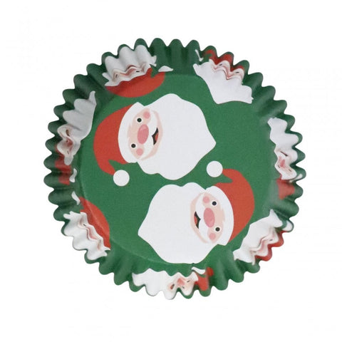 PME Santa Foil Lined Cupcake Cases x 30