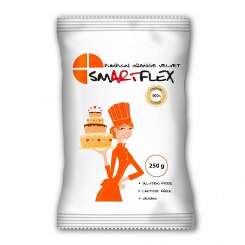 SMARTFLEX Pumpkin Orange Velvet Sugarpaste 250g