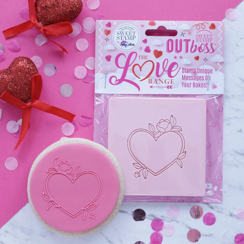 Sweet Stamp - Out Boss - Heart Floral Frame