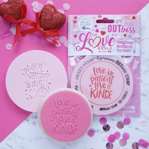 Sweet Stamp - Out Boss - Love is Patient Love is Kind