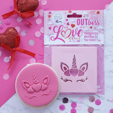 Sweet Stamp - Out Boss - Heart Unicorn