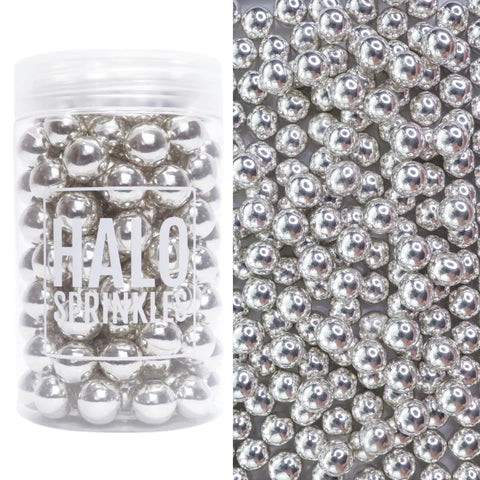 Halo Sprinkles- High Shine Silver Balls