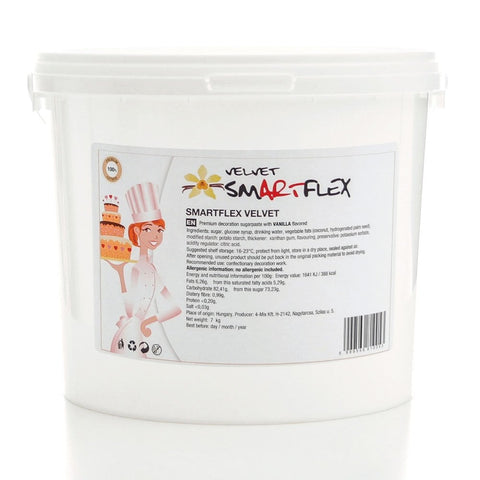 SmartFlex White Velvet - Vanilla flavour - Sugarpaste Fondant Icing