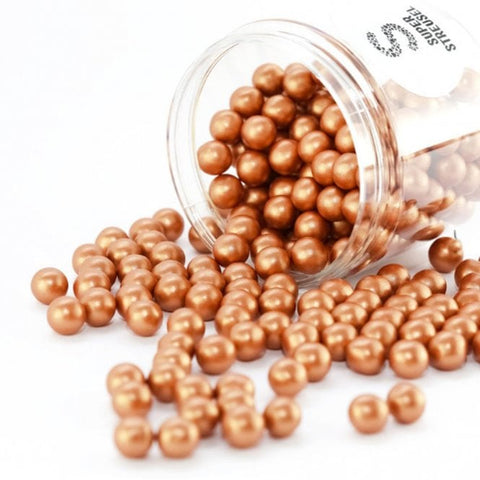 Super Streusel - Copper Super Sprinkles - Chocolate Balls 90g