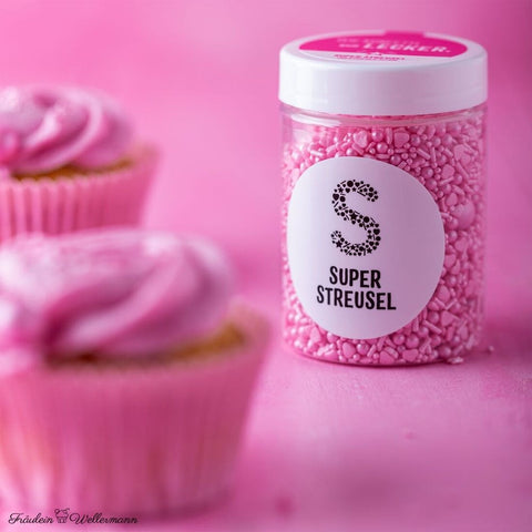 Super Streusel Light Pink - Sprinkle With Chocolate Balls 90g
